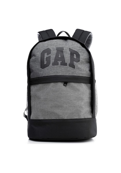 Gap Sırt Çantası Çift Bölmeli Gri Siyah Gap.03499