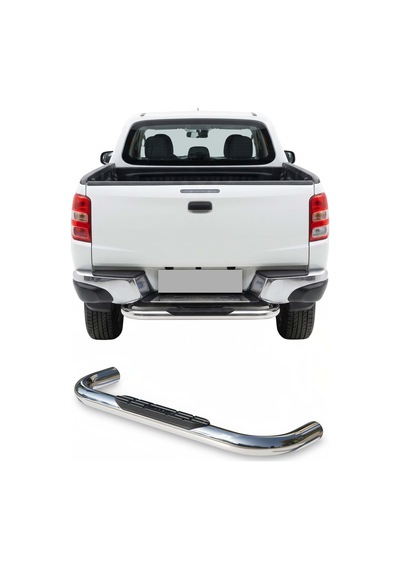 Ssangyong Kgm Musso Ev 2025-2026 Uyumlu Araca Özel Amazon Arka Koruma 76mm Krom