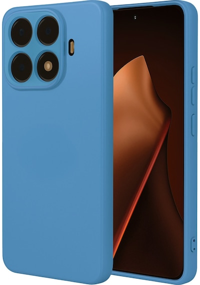 Mi 15t Pro Nano İçi Kadife Silikon - Mavi Çok Renkli