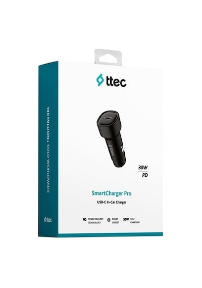 Ttec Smartcharger Pd 30w Araç Hızlı Şarj Aleti 2ckp01s Siyah