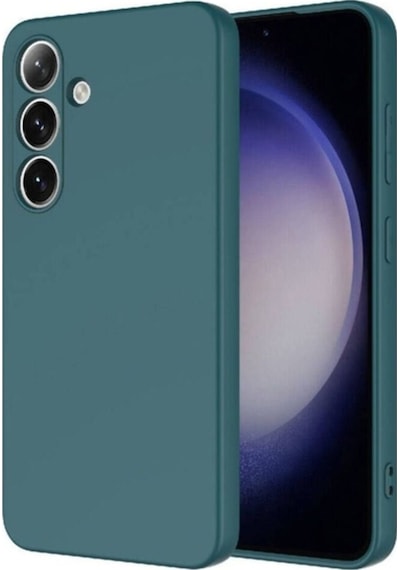 Galaxy S24 Plus Kılıf Zore Mara Lansman Kapak Koyu Yeşil