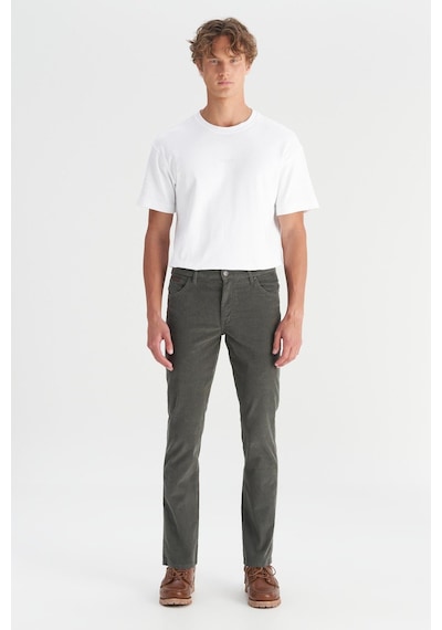 Wrangler Erkek Texas Slim Kadife Pantolon Green Diğer