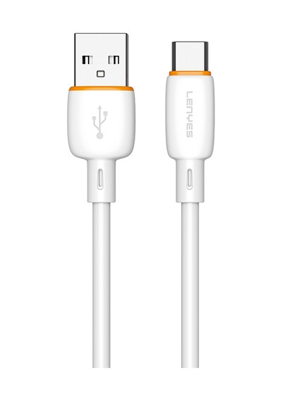 Lenyes Lc548-tc Usb-a To Type-c Data Ve Şarj Kablosu 12w 1m Beyaz Beyaz