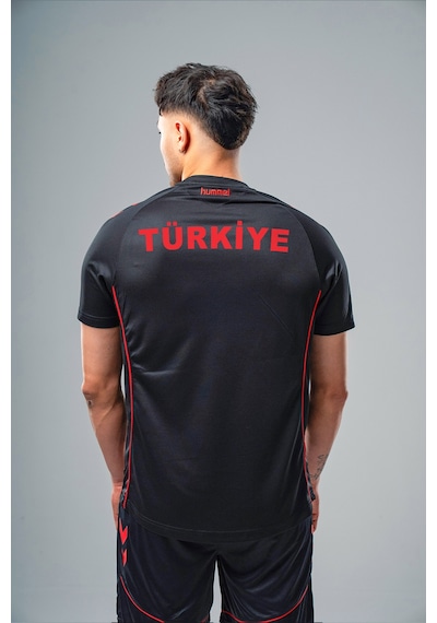 Hummel Target Milli Takım Antrenman Tişört Kırmızı- Siyah