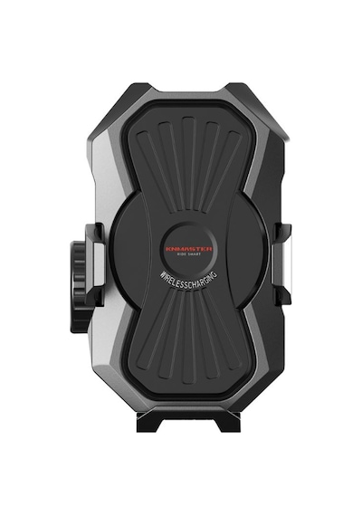 Knmaster Tt-880 Wu Kablosuz Şarjlı Titreşim Önleyicili Motosiklet Telefon Tutucu Gri
