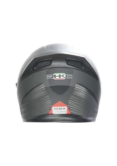 Rhkc 316 Full Face Motosiklet Kaskı Kırmızı - Mat Siyah