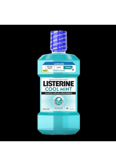 Lısterıne Cool Mınt Yoğun Tat Alkolsüz Ağız Bakım Suyu 500 Ml