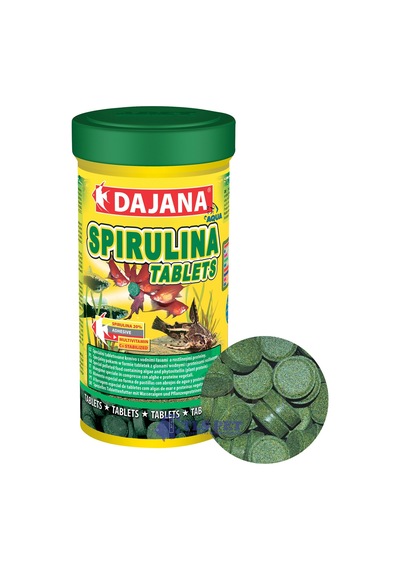 Dajana Spirulina Tablet Balık Yemi 10 Adet Açık