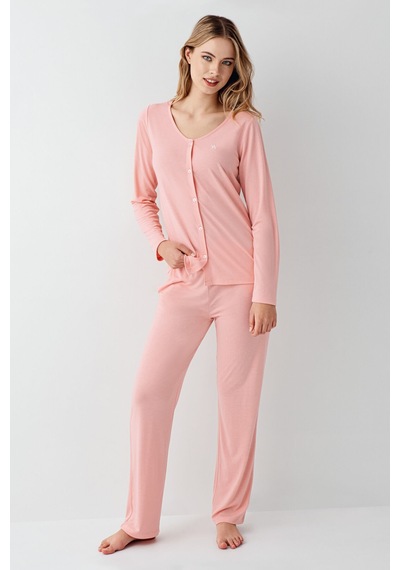 Arnetta Kadın Turuncu Pijama Takımı Ar3460-s-v2 Turuncu