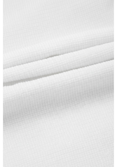 Deepsea Beyaz Slim Fit Örme Kumaş Likralı Erkek Gömlek Nefes Alan Esnek Ve Modern Tasarım 2602604 Beyaz