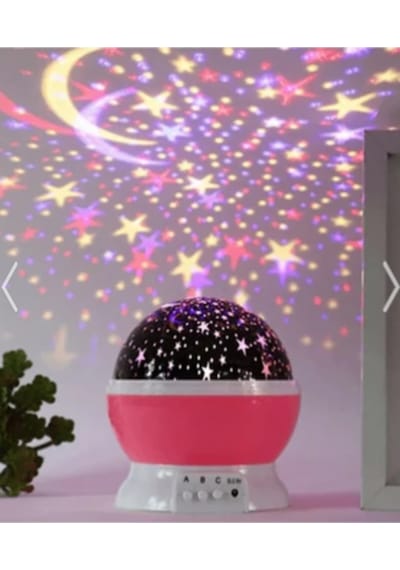 Star Master Projeksiyon Gece Lambası Pembe Çok Renkli Star Master Projeksiyon Gece Lambası Pembe Çok Renkli