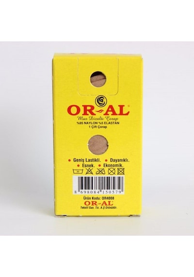 6 Adet Or-Al 40 Den Mus Dizaltı Çorap