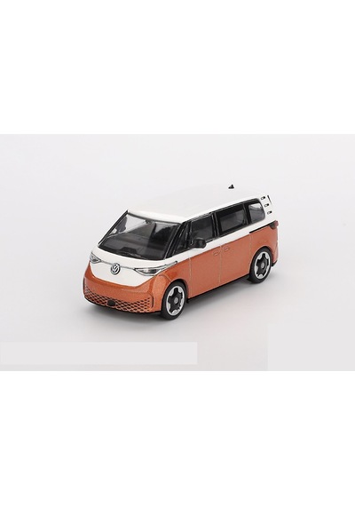 Mini Gt 1/64 1061 Volkswagen Id.buzz Candy White / Energetic Orange
