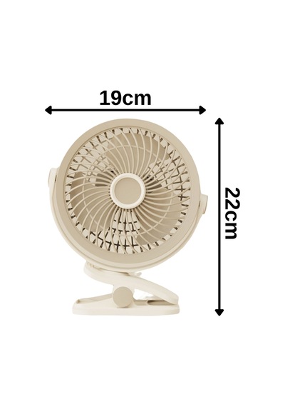 3 Kademe Usb Şarjlı Mandallı 360 Taşınabilir Fan Vantilatör Soğutucu Ys2545