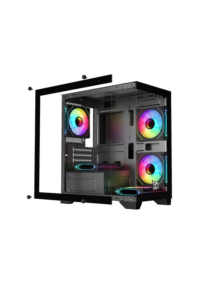 Gameagle 750w + 80 Bronze Power 5 Argb Fanlı Mini Akvaryum Kasa
