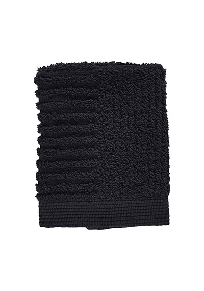Klasik Yüz Havlusu Siyah%100 Pamuk 30x30 Cm Çok Renkli