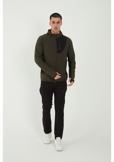 Camp Scoutland Camp265 Outdoor Tactical Su İticili Erkek Fermuarlı Taktik Sweatshirt Haki