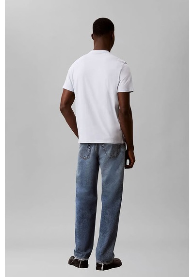 Calvin Klein Jeans Erkek Tişört Lv04rg807g Bright White