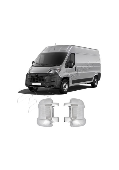 Peugeot Boxer Uyumlu 2024 Ve Üzeri Ayna Kapağı 2 Parça Abs Krom Kaplama