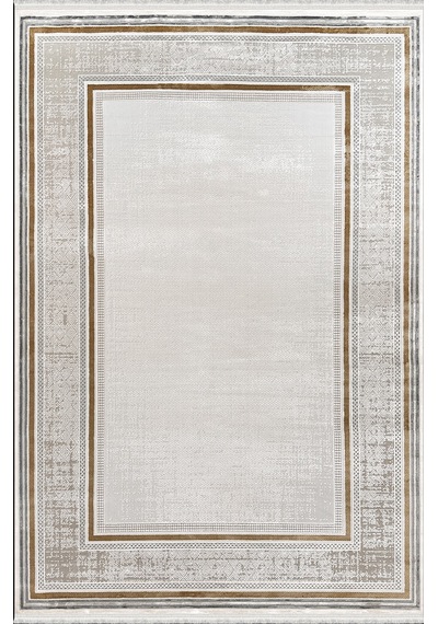 Woolen Halı Valentin Viscon Akrilik Halı 6258 Gold Renkli