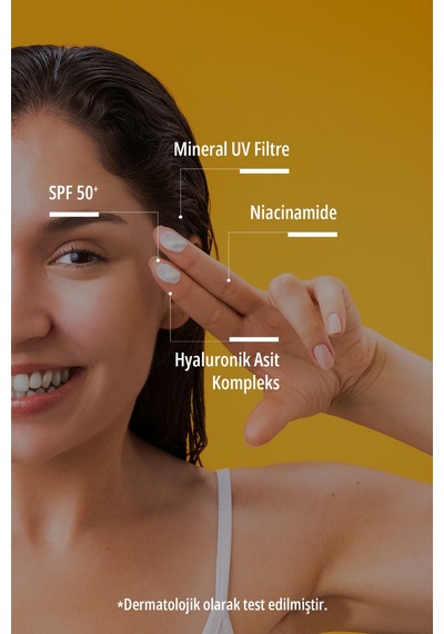 Normal Ciltler İçin Güneş Kremi Suncare+ Spf 50+ Faktör Uv Mineral Filtreli 50ml