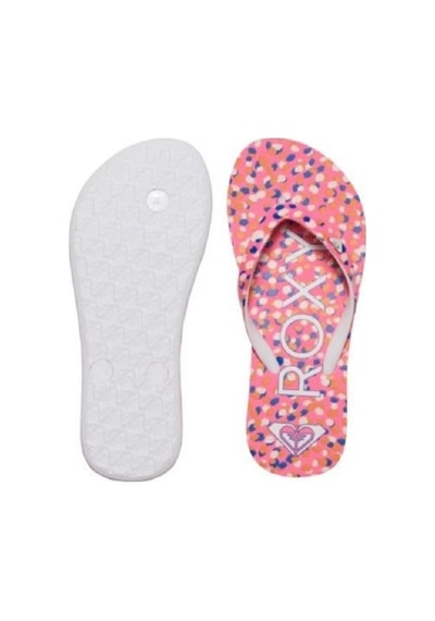 Roxy Slides Kız Çocuk Pembe Parmak Arası Plaj Terlik Pembe Pembe