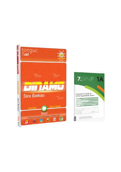 Tonguç 7. Sınıf Dinamo Türkçe Soru Bankası (1 Kitap+1 Deneme)