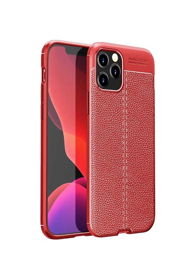 Apple Uyumlu iPhone 12 Pro Max Kılıf Zore Niss Silikon Kapak Kırmızı