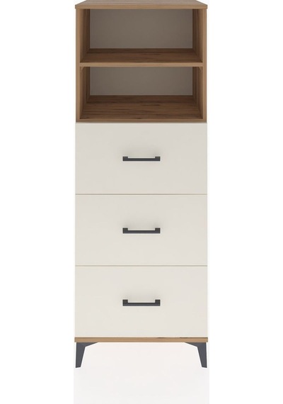 Hyperion Dolap 2 Raflı 3 Çekmeceli 60x44x163 Çam-aytaşı Çam