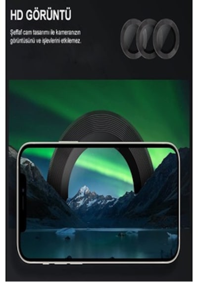 Apple Uyumlu iPhone 14pro/14promax Kamera Lensi Koruma Camı Safir Metal