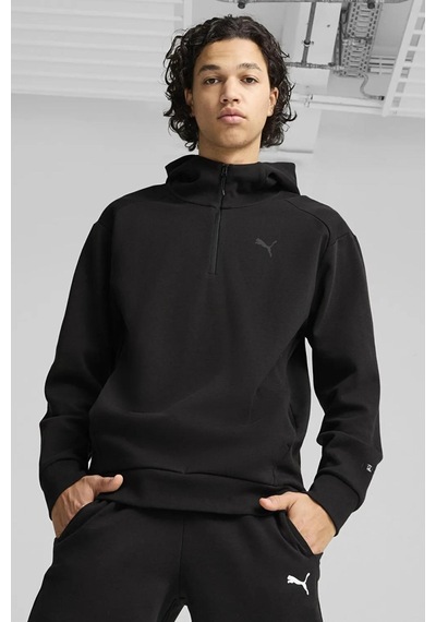 Puma 68162001 Rad/cal Hooded Half-zip Erkek Sweatshirt Siyah