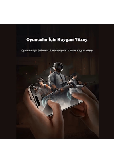 Safeus Tam Kaplayan Parmak İzi Bırakmayan Safir Ekran Koruyucu Cam , Apple Uyumlu iPhone 12 Pro Max İle