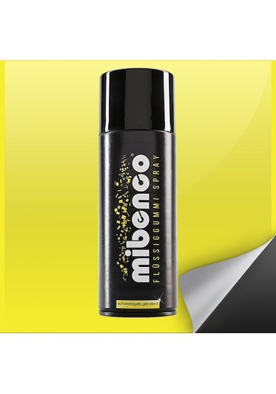 Plasti Dip - Mibenco 400Ml Sprey - Parlak Pastel Sülfür Sarısı