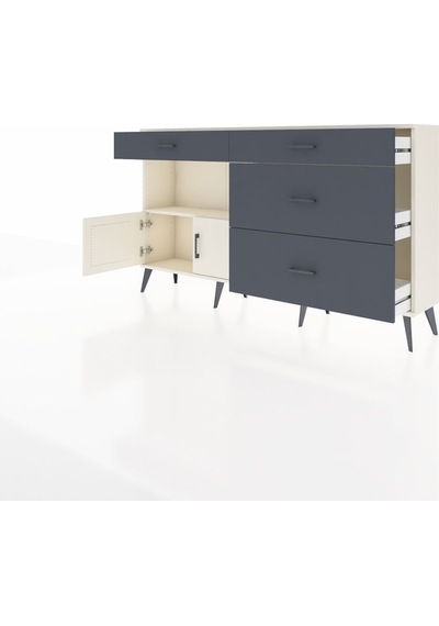 Arges Konsol Tek Raflı 4 Çekmeceli 2 Kapaklı 176x30x99 Aytaşı-ayt Aytaşı-aytaşı/antrasit Arges Konsol Tek Raflı 4 Çekmeceli 2 Kapaklı 176x30x99 Aytaşı-ayt Aytaşı-aytaşı/antrasit