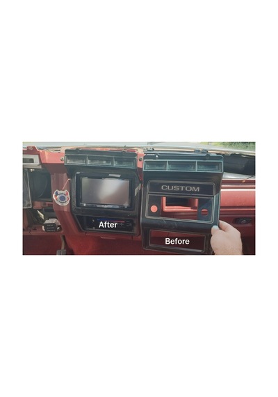 1980 1986 Bullnose Ford Çift Dın Montaj Çerçevesi