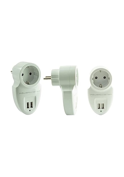 16a-3500w Çift Usbli Tekli Akim Korumali Priz 79 X 155 Mm