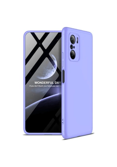 Redmi K40 Pro Uyumlu Silikon Kılıf - Pastel Renk Tonu Kamera Korumalı Esnek Kapak - Lila Lila