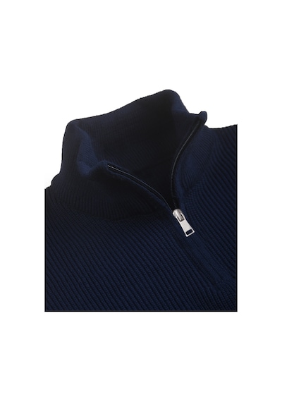 Rizzup Erkek Lacivert Yarım Fermuarlı Oversize Kesim Triko Kazak Yumuşak Dokulu Örgü Kazak 2608511 Rizzup Erkek Lacivert Yarım Fermuarlı Oversize Kesim Triko Kazak Yumuşak Dokulu Örgü Kazak 2608511