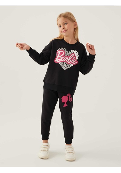 Barbie Kız Eşofman Takımı 9-14 Yaş Siyah 25214764g24s1-1 Siyah