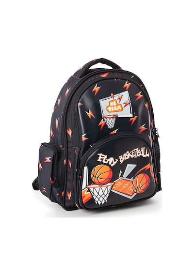 Me Team Play Basketbol Baskılı İlkokul Sırt Çantası Çok Renkli
