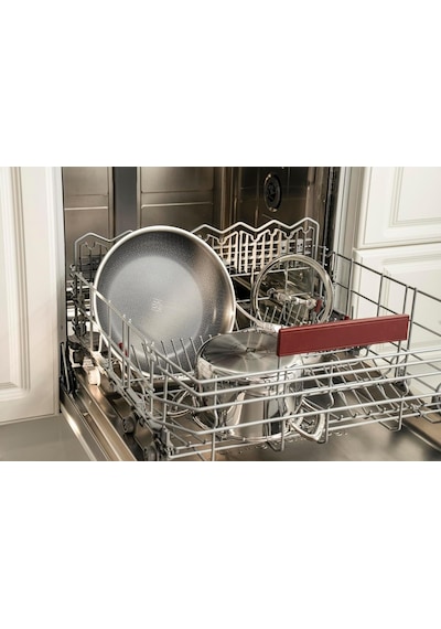 Peak Ceraforce Hycoat Wok, Cam Kapaklı, 30 Cm, Paslanmaz Çelik 18/10 Çok Renkli
