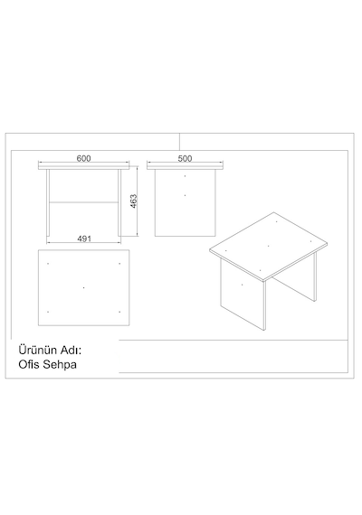 Robin Home Verona Ab Ofis Büro Masa Takımı Barok-gri