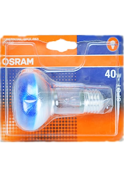 Osram 40W 240V R50 E14 Mavi Cam Halojen Ampul