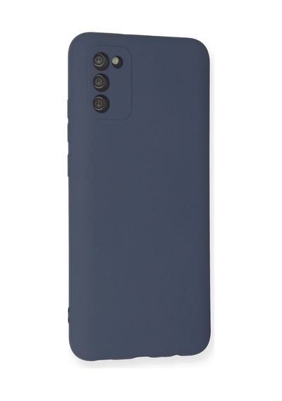 Newface - 402 -  Galaxy Uyumlu A03s Kılıf Nano İçi Kadife Silikon - Metemıx - - Gri