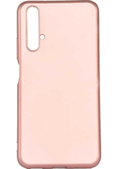Huawei Honor 20 Kılıf Zore Premier Silikon Kapak Rose Gold