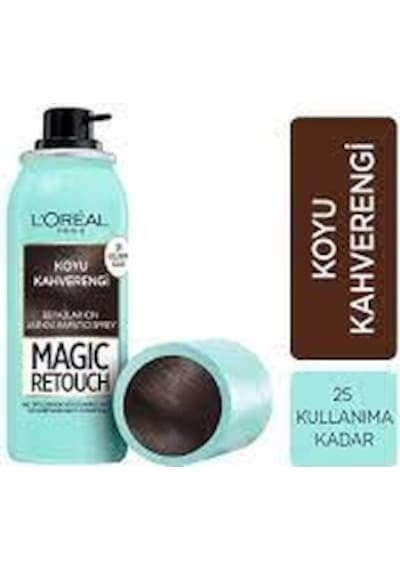 Loreal Magic Retouch Beyaz Kapatıcı Sprey Koyu Kahverengi 75Ml