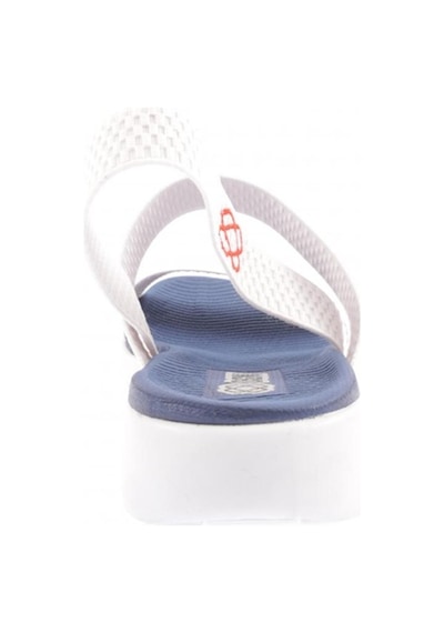 Dgn 102-23y Kadin Lastikli Sandalet 102-2265-R9963 Beyaz - Lacivert Dgn 102-23y Kadin Lastikli Sandalet 102-2265-R9963 Beyaz - Lacivert