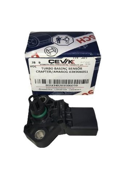 Basınç Sensörü Bosch 0281006059 Volkswagen Crafter / Amarok 2010-2012 Oem 03k906051