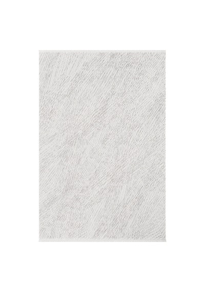 Krem Gri Soyut Çizgili Modern Halı - Mk0555grl