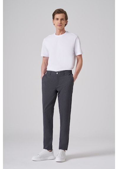 Morven Erkek Lacivert Trend Slim Fit Lastikli Pantolon 26ms003021200 Lacivert